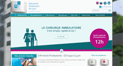 Desktop Screenshot of infirmerie-protestante.com